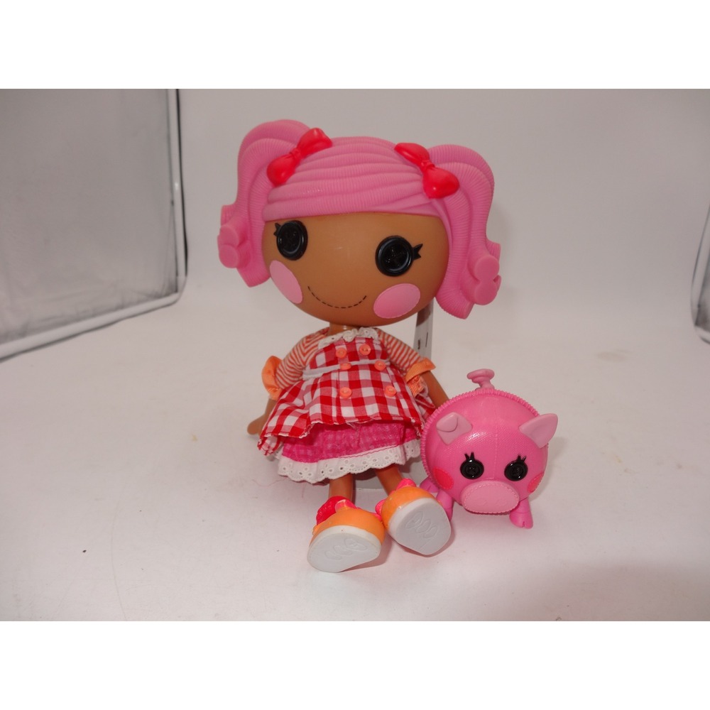 Lalaloopsy Pepper Pots N Pans 12" Doll & Pet‎ Pig Red Gingham Dress 2011